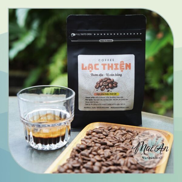 Cà phê rang mộc Lạc Thiện| Vị Đắng Đậm - Mạnh Mẽ | Robusta nguyên chất | Pha phin & pha máy - Chất lượng xuất khẩu - Ảnh 2